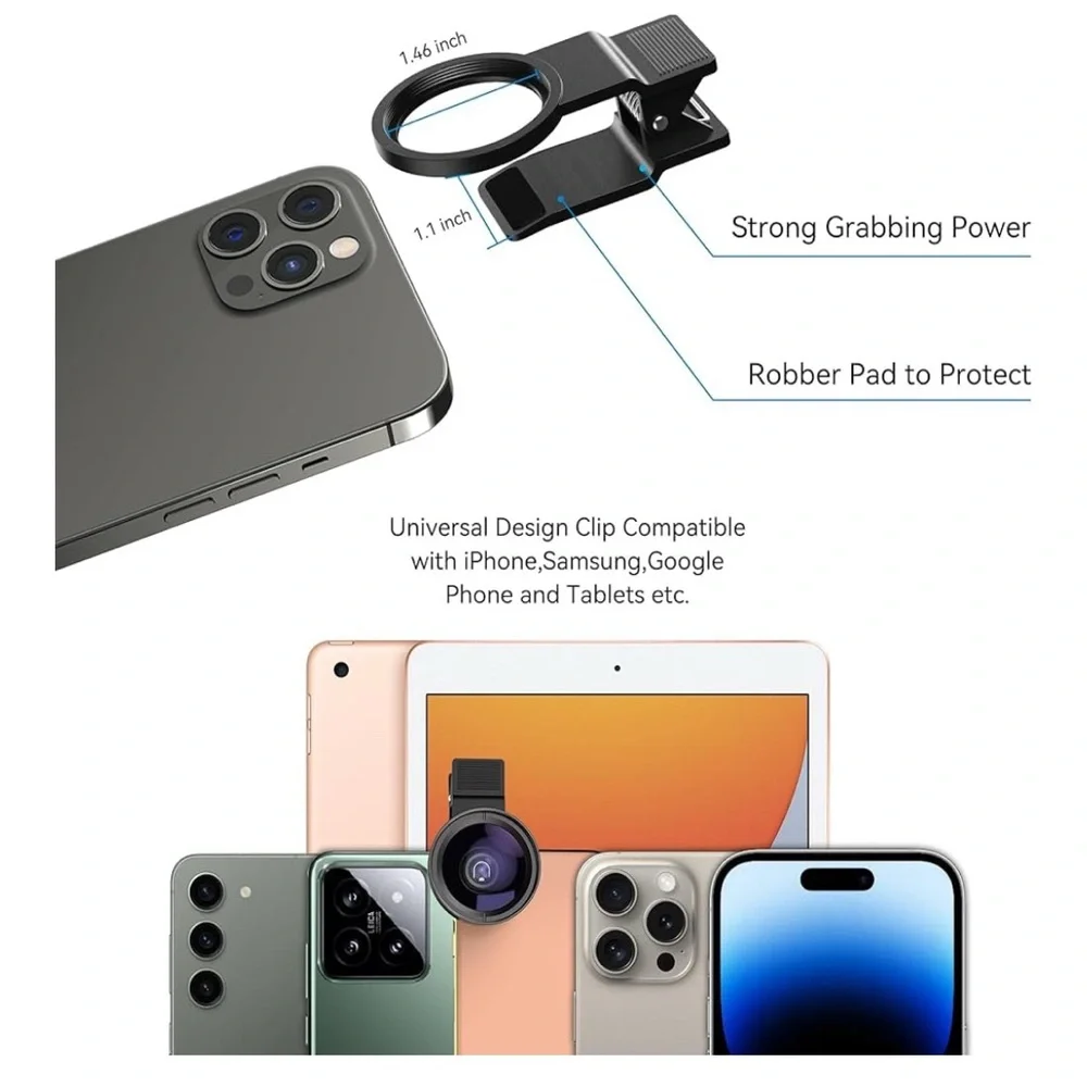2 in 1 Camera Lens for IPhone or Android.